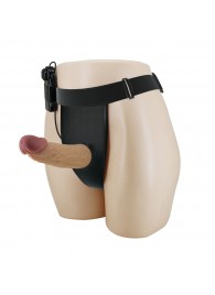 Полый вибрострапон на регулируемых трусиках Draven - 17,5 см. - Baile - купить с доставкой в Камышине