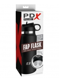 Черный мастурбатор в виде бутылки Fap Flask - Pipedream - в Камышине купить с доставкой