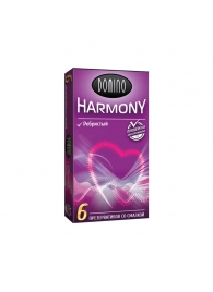 Презервативы с рёбрышками Domino Harmony - 6 шт. - Domino - купить с доставкой в Камышине