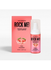 Жидкий вибратор Nuei Rock Me! с ароматом клубники - 20 мл. - Nuei cosmetics - купить с доставкой в Камышине