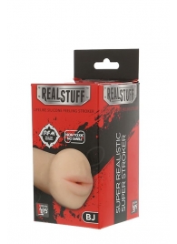 Нежный мастурбатор-ротик REALSTUFF 5INCH MASTURBATOR BJ - Dream Toys - в Камышине купить с доставкой