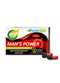 Возбуждающее средство Man’s power - 10 капсул (+1 в подарок) - SuperCaps - купить с доставкой в Камышине
