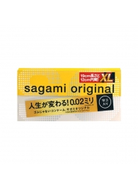 Презервативы увеличенного размера Sagami Original 0.02 XL-size - 12 шт. - Sagami - купить с доставкой в Камышине