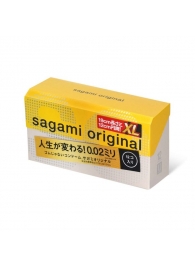 Презервативы увеличенного размера Sagami Original 0.02 XL-size - 12 шт. - Sagami - купить с доставкой в Камышине