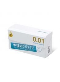 Увлажнённые презервативы Sagami Original 0.01 Extra Lub - 12 шт. - Sagami - купить с доставкой в Камышине