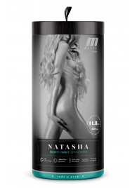 Мастурбатор-вагина с вибрацией Soft   Wet Natasha Realistic Beige Masturbator - Blush Novelties - в Камышине купить с доставкой