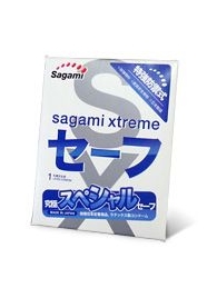 Презерватив Sagami Xtreme Ultrasafe с двойным количеством смазки - 1 шт. - Sagami - купить с доставкой в Камышине