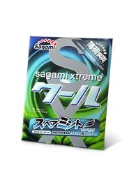 Презерватив Sagami Xtreme Mint с ароматом мяты - 1 шт. - Sagami - купить с доставкой в Камышине