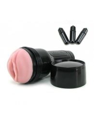 Мастурбатор-вагина Fleshlight - Vibro Pink Lady Touch с вибрацией - Fleshlight - в Камышине купить с доставкой