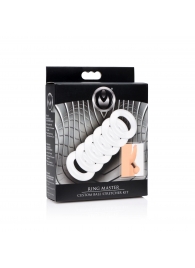 Комплект из 6 прозрачных эрекционных колец Ring Master Custom Ball Stretcher Kit - XR Brands - в Камышине купить с доставкой