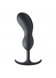Черный массажер простаты с утяжелителями Premium Silicone Weighted Prostate Plug XL - 20,8 см. - XR Brands - в Камышине купить с доставкой
