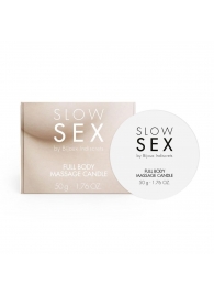 Массажная свеча для всего тела Slow Sex - 50 гр. - Bijoux Indiscrets - купить с доставкой в Камышине