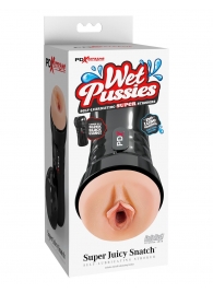 Мастурбатор-вагина в колбе Super Juicy Snatch - Pipedream - в Камышине купить с доставкой
