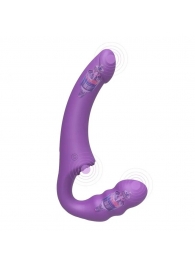 Фиолетовый безремневой страпон Straples Strap-On Dildo - Erokay - купить с доставкой в Камышине
