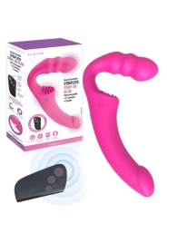 Розовый безремневой страпон Straples Strap-On Dildo - Erokay - купить с доставкой в Камышине