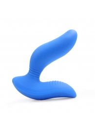 Синий вибромассажер простаты 3,5’’ Curve P-spot Massager - 12 см. - Erokay - в Камышине купить с доставкой