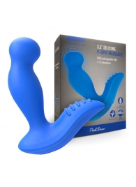 Синий вибромассажер простаты 3,5’’ P-spot Massager - 12,5 см. - Erokay - в Камышине купить с доставкой