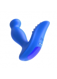Синий вибромассажер простаты 3,5’’ P-spot Massager - 12,5 см. - Erokay - в Камышине купить с доставкой