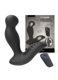 Черный вибромассажер простаты 3,5’’ Remote Control P-spot Massager - 12,5 см. - Erokay - в Камышине купить с доставкой