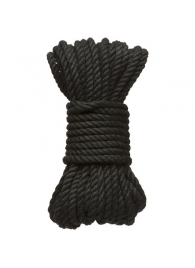 Черная верёвка для связывания и фиксации Bind Tie - 9,14 м. - Doc Johnson - купить с доставкой в Камышине