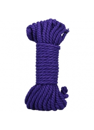 Фиолетовая верёвка для связывания и фиксации Bind Tie - 9,14 м. - Doc Johnson - купить с доставкой в Камышине