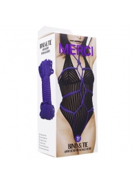 Фиолетовая верёвка для связывания и фиксации Bind Tie - 15,24 м. - Doc Johnson - купить с доставкой в Камышине