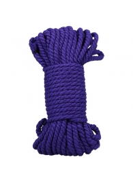 Фиолетовая верёвка для связывания и фиксации Bind Tie - 15,24 м. - Doc Johnson - купить с доставкой в Камышине