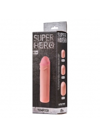 Фаллоудлинитель SUPER HERO Tempter - 16 см. - Lola Games - в Камышине купить с доставкой