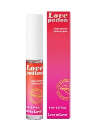 Возбуждающий блеск для губ Love Potion - 8 мл. - Love to Love - купить с доставкой в Камышине