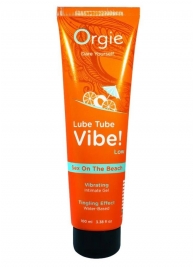 Гель с эффектом вибрации Lube Tube Vibe Low Sex On The Beach - 100 мл. - ORGIE - купить с доставкой в Камышине