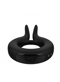 Черное эрекционное кольцо Marry Me Rechargeable Vibrating Cockring - Adrien Lastic - в Камышине купить с доставкой
