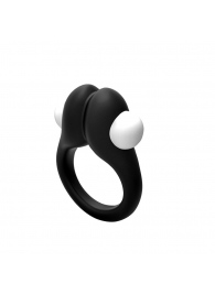 Черное эрекционное кольцо Zippy Vibrating Ring With Bullet - Adrien Lastic - в Камышине купить с доставкой
