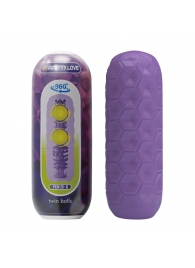 Фиолетовый мастурбатор Venus-X Twin balls - Baile - в Камышине купить с доставкой