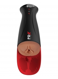 Мастурбатор-вагина в колбе с вибрацией Fuck-O-Matic Pro XL - Pipedream - в Камышине купить с доставкой