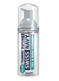 Очищающая пенка для игрушек и тела Toy   Body Cleaner Foamer - 47 мл. - Swiss navy - купить с доставкой в Камышине