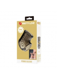 Дымчатая насадка на пенис и мошонку - Baile - в Камышине купить с доставкой