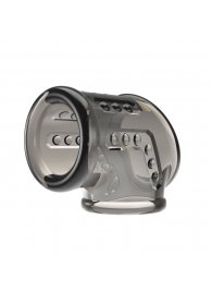 Дымчатая насадка на пенис и мошонку - Baile - в Камышине купить с доставкой