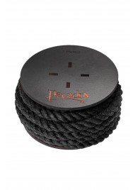 Черная веревка для шибари на катушке - 5 м. - Pecado - купить с доставкой в Камышине