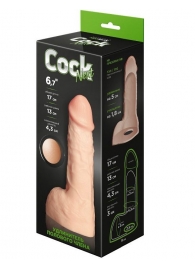 Телесный фаллоудлинитель с мошонкой Cock Next - 17 см. - LOVETOY (А-Полимер) - в Камышине купить с доставкой