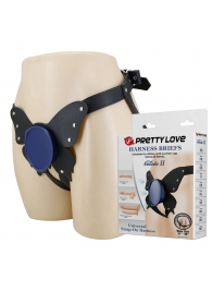 Синие трусики харнесс с платформой Caludio II - Baile - купить с доставкой в Камышине