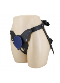 Синие трусики харнесс с платформой Caludio II - Baile - купить с доставкой в Камышине