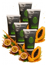 Набор из 5 съедобных лубрикантов JUJU со вкусом тропических фруктов - JuJu - купить с доставкой в Камышине