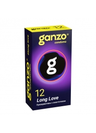 Презервативы с анестетиком для продления удовольствия Ganzo Long Love - 12 шт. - Ganzo - купить с доставкой в Камышине