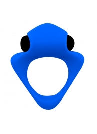 Синее эрекционное кольцо Wooomy Tribeс с вибрацией - Adrien Lastic - в Камышине купить с доставкой