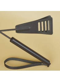 Черный кожаный стек «Сириус» - 60 см. - Sitabella - купить с доставкой в Камышине