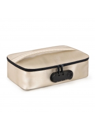 Золотистая сумочка для хранения игрушек Discreet Box - Dorcel - купить с доставкой в Камышине