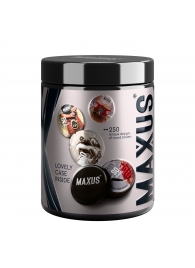 Черные утолщенные презервативы MAXUS Extra Strong с железным кейсом - 15 шт. - Maxus - купить с доставкой в Камышине