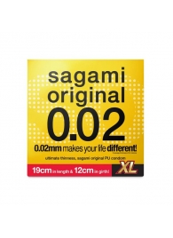 Презерватив увеличенного размера Sagami Original 0.02 XL-size - 1 шт. - Sagami - купить с доставкой в Камышине