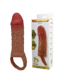 Реалистичная насадка на член Peirre - 15,5 см. - Baile - в Камышине купить с доставкой