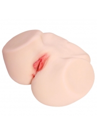 Мастурбатор-полуторс с двойным слоем материала Jenny Onahole Real Vagina - KOKOS - в Камышине купить с доставкой
